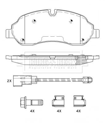 BORG & BECK Jarrupala, levyjarru BBP2514